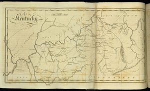 “旅行通过美利坚合众国......”的页面，1818年 作者 约翰·梅里斯